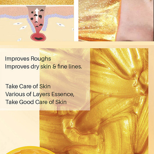 X Hyaluronic Sour 24k Gold Máscara Hidratante De Encolhiment