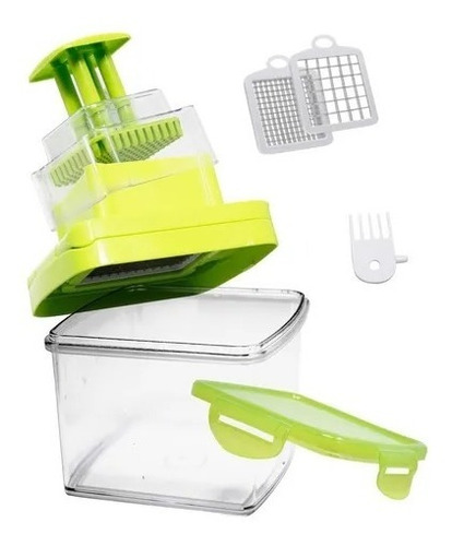 Cortador Manual Picador Verduras Y Frutas Multifuncional