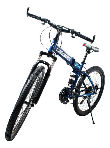 Bicicleta Plegable Rodado 26 Lamborghini Mtb Cambios Shimano