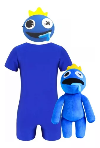 Fantasia Mais Babão Blue Rainbow Friends Roblox Infantil