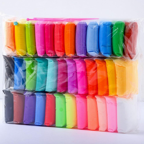 Plastilina 36c Ultraligera: Secado Aire Diy Pa' Peques