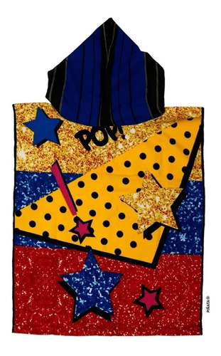 Imagen 4 de 6 de Poncho Toalla Capucha Microfibra Piñata Frozen Toy Story