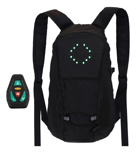 Mochila Led Turn Signal, Mochila Reflectante Con Luz