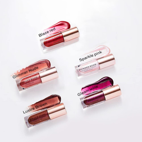 Lip Gloss Makeup Revolution Shimmer Bomb Lip Tint Vitamina E