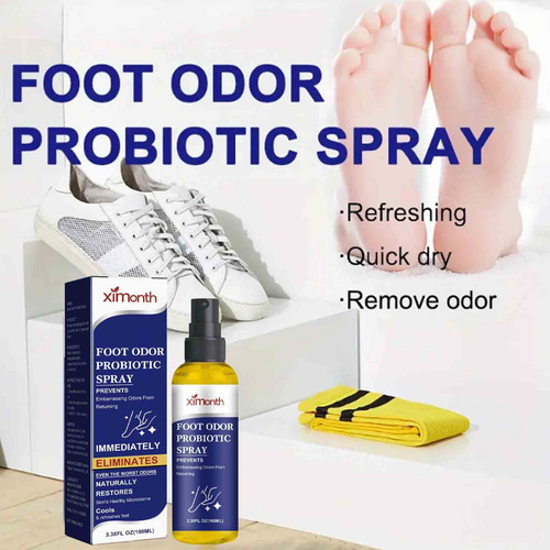 Spray Probiótico Odor And Sweat Feet Fast Acting Shoe Sock D