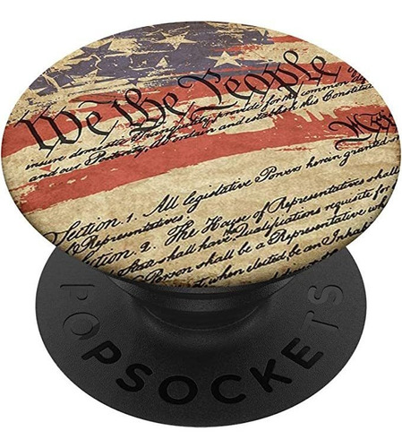We The People Constitution Usa Flag 2nd Enmienda Popsockets