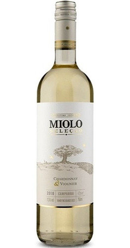 Vinho branco seco Miolo seleção Chardonnay Viognier 750ml