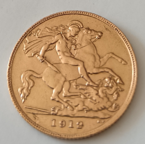 Moneda De Oro Soberano George V1912