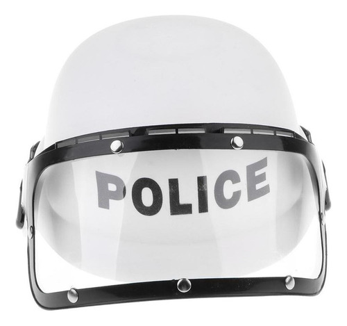 Disfraz Infantil De Policía Con Casco Y Visor De Policía