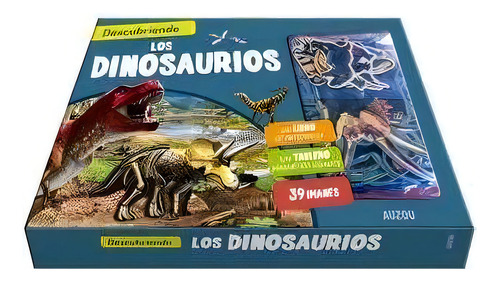 Descubriendo Los Dinosaurios. Tablero Magnãâ©tico, De Ousset, Emmanuelle. Editorial Auzou En Español