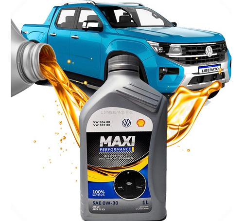 Óleo De Motor Ow30 Shell Maxi Performance Amarok 2.0 E V6 Ge