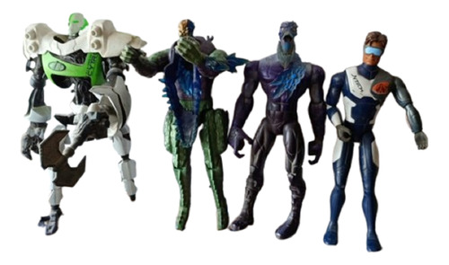 Figuras De Acción Max Steel - Mattel, 4 Piezas, (Usado)