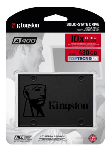 Disco Duro Solido Ssd Kingston 480gb 10x Pc Notebook Interno