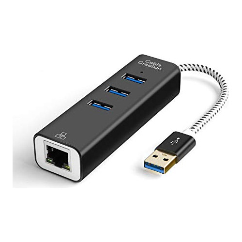 Concentrador Usb 3.0 De 3 Puertos Adaptador Ethernet 10...