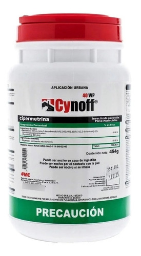 Cynoff 40 Wp 454 Gramos, Insecticida