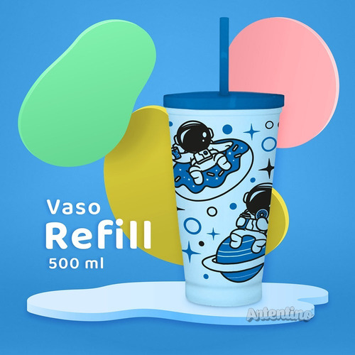 Imagen 10 de 10 de 24 Vaso Reutilizable Sorbete Diseño Artentino Adulto Niño