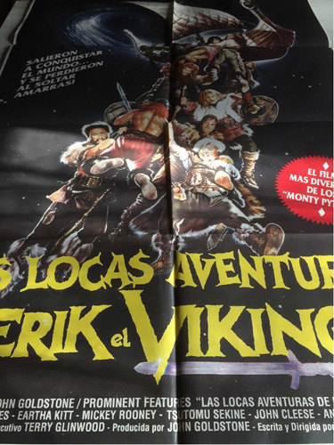 Poster Las Locas Aventuras De Erik El Vikingo Mickey Rooney