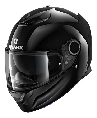 Capacete para moto  integral Shark  Spartan  black blank tamanho XXL 