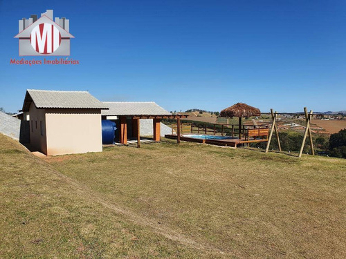 Linda Chácara Com 02 Dormitórios, Lugar Alto, Ótimo Bairro À Venda, 2000 M² Por R$ 300.000 - Zona Rural - Pinhalzinho/sp - Ch0581