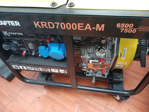 Generador Electrico Krafter 7kva Diesel Krd7000ea-m