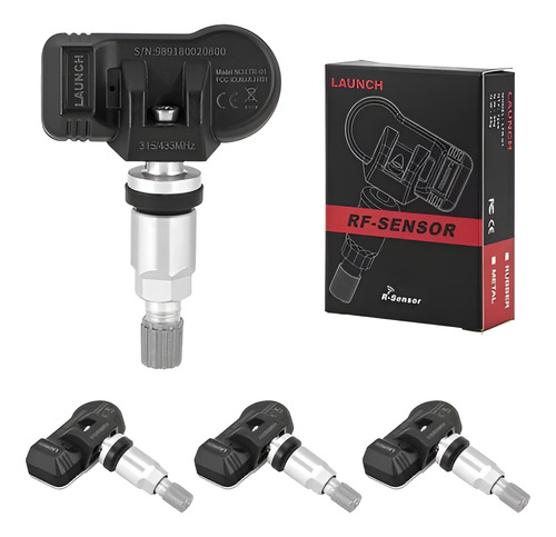 Sensor Tpms Universal Launch 315/433mhz Metal Programable