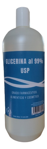 Glicerina Liquida U S P - Amplios Usos - 1 Litro