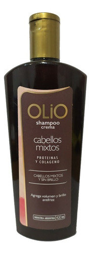 Shampoo Olio Cabellos Mixtos Proteínas Y Colágeno X420ml   