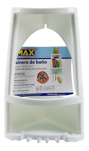 Organizador Esquinero De Baño 2 Niveles, Rimax