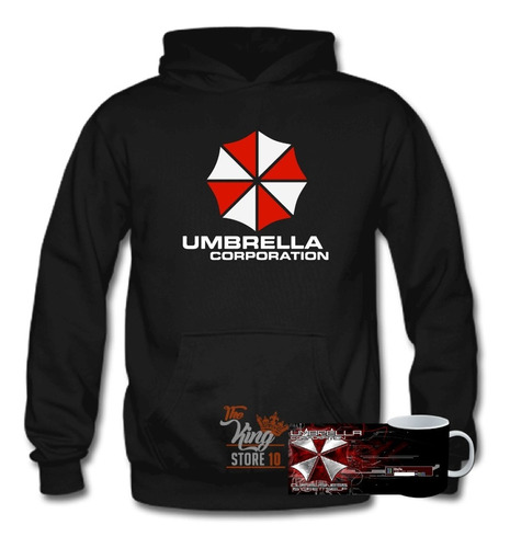 Poleron + Taza, Umbrella, Resident Evil, Playstation, Gamer, Videojuego, Xxxl / Kingstore10