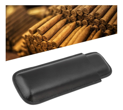 Purera Para Puros Elegante Con Dos Dedos Negro