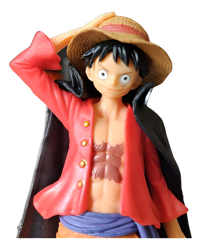 Figura One Piece Luffy Roronoa Zoro Con Capa 15 Cm
