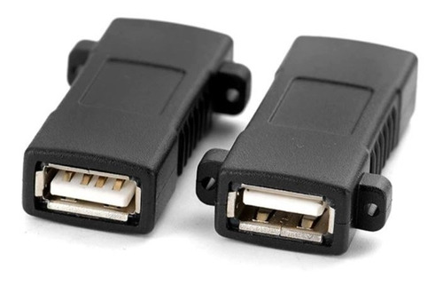 Usb Conector Doble Hembra 2.0, Para Montaje