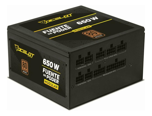 Ocelot Gaming Fuente De Poder Ops650. Formato Atx, 650 Watts