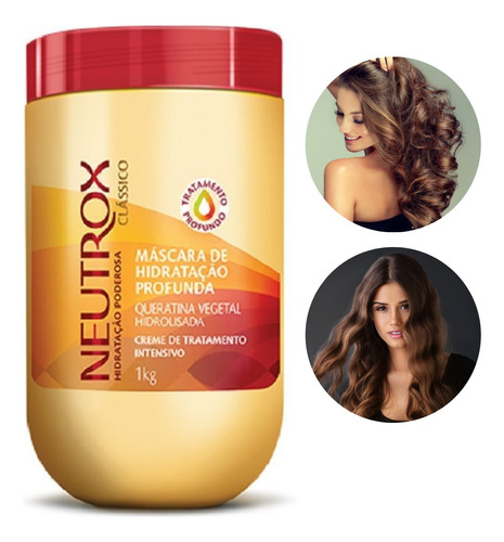 Máscara De Tratamento Neutrox Clássico Creme Hidratação 1kg