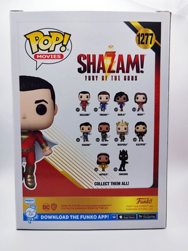 Funko Pop Shazam Fury Of The Gods 1277 Shazam