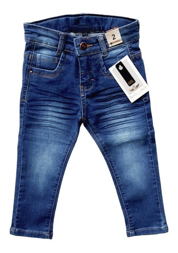 Calça Jeans Infantil Bebê Skinny Menino