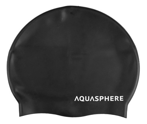 Gorra Aqua Sphere Gear Natacion Silicone Unisex Unitalla Color Negro