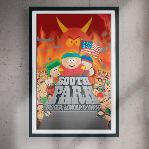 Cuadro 60x40 Series - South Park - Poster Infierno