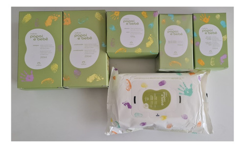 Conjunto Papai E BebĂȘ Natura Com Mochila E Trocador