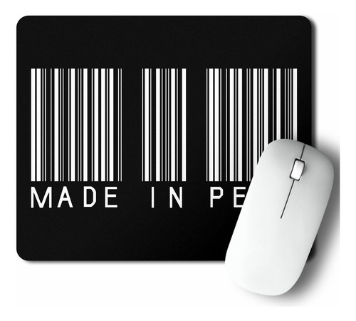 Mouse Pad Made In Peru Barcode (d0016 Boleto.store)