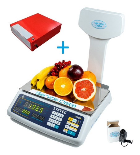 Balanza Systel Croma 31 Kg Bateria + Gaveta Monedero Lipari