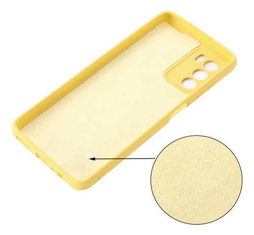 Funda De Silicona Líquida Para Zte Axon 50 Lite