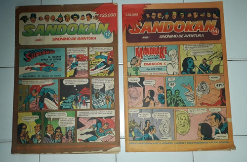 Revistas Sandokan Leer Descripcion! (Usado)