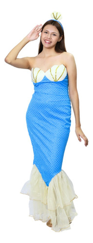 Disfraz Sirena Azul Sexy Dama