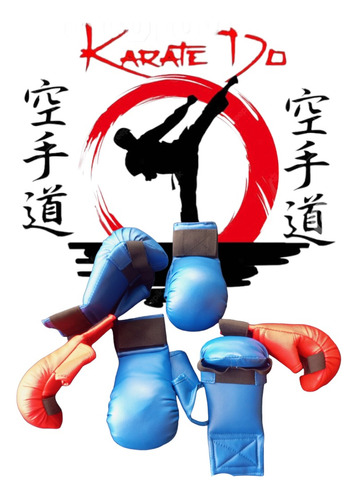 Guante De Karate-do Con Protector Pulgar