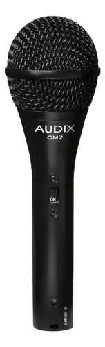 Micrófono Vocal Dinámico Profesional Audix Om2s Con Switch
