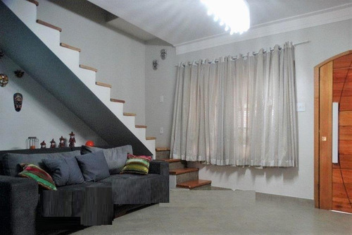 Imagem 3 de 17 de Sobrado No Tatuapé Com 3 Dorms, 1 Vaga, Quintal, Churrasqueira, 160m² - So0025