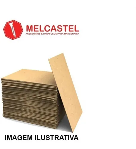 Chapa De Mdf Cru 3mm Placas 20x13,5 Artesanato 100 Unidades