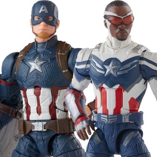 Capitan America Sam Wilson Y Steve Rogers Marvel Legends
