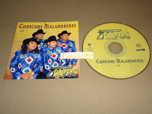 Los Capos De Mexico Corridos Malandrines 2000 Fonovisa Cd 